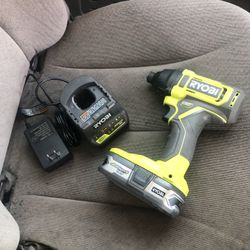Ryobi I/4in Impact Drill With 18v Batt And Charger