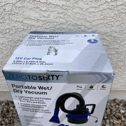 Zero To Sixty Portable Vet/Dry Vacuum 