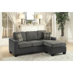 Mega Sale! Zivi Collection Reversible Sofa Chaise - Pillows included-available in 2 colors Now  679.00 Free Delivery 🚚 