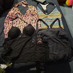 Womens Large Bathingsuit Tops ($10 Each) 