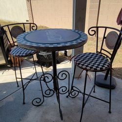 Vintage Coca Cola Bar Stool Table