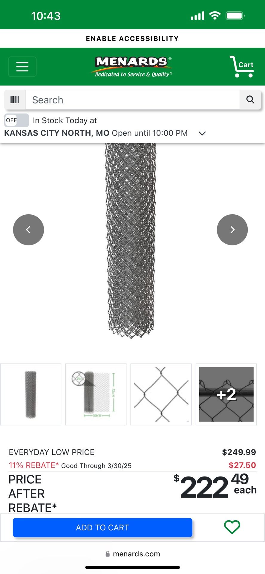 Chain Link-fence Fabric