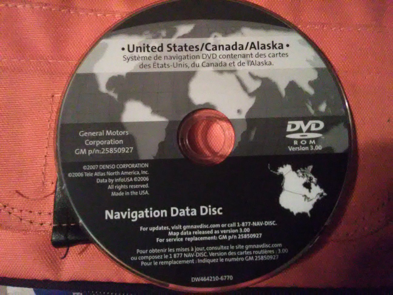 GM Navigation Disc