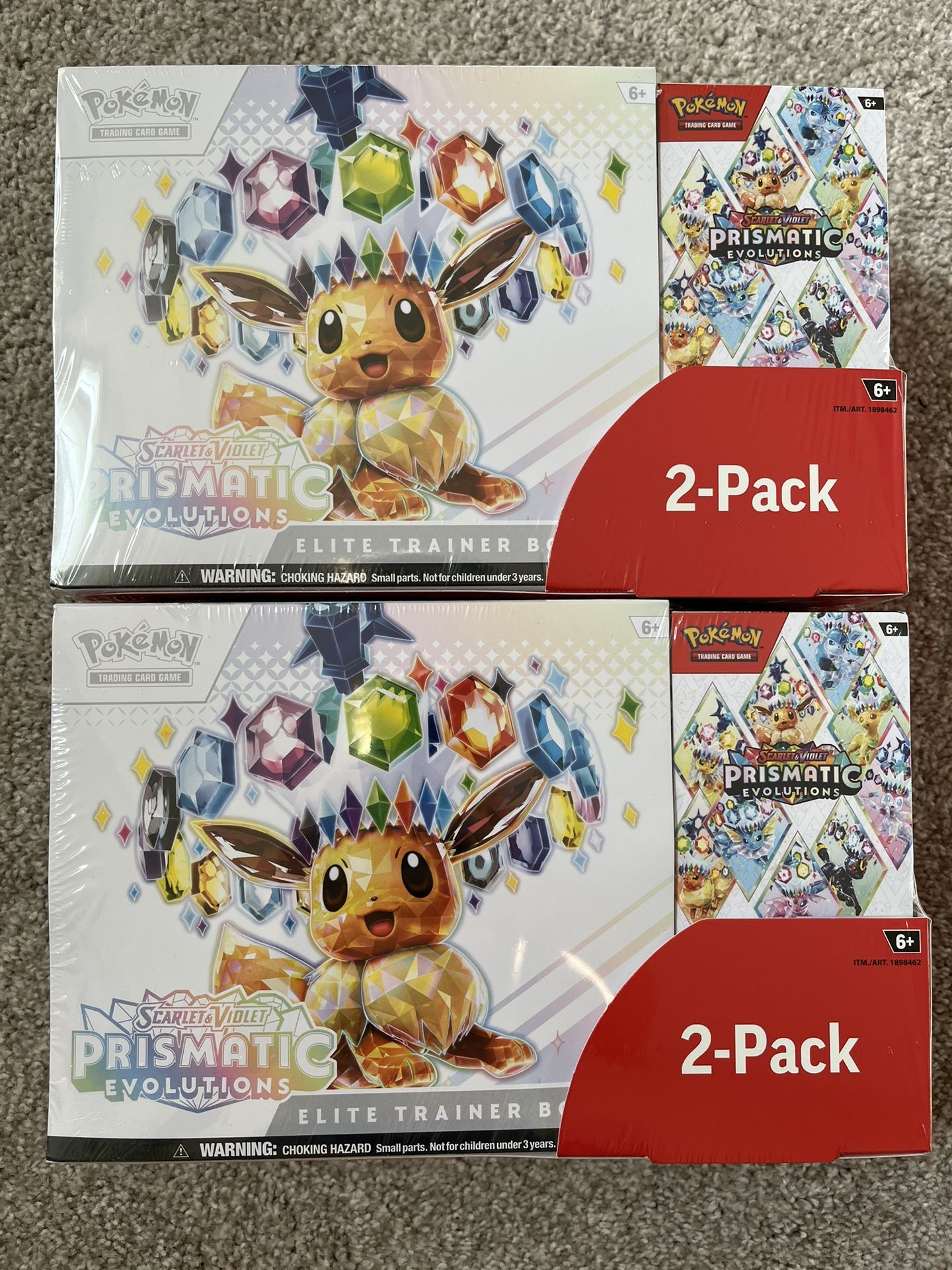 Prismatic Evolutions Costco 2-pack