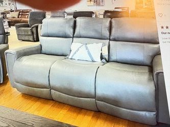 Leather Lazy Boy Sofa With Power Recliners $1200 Free Delivery 