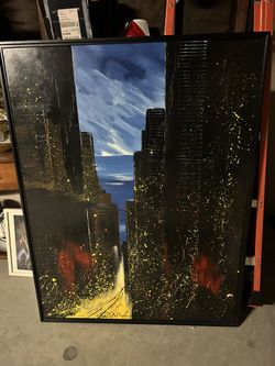Large Skyscraper Painting 
