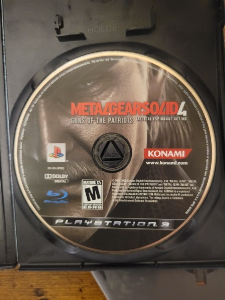 Ps3 Metal Gear Solid 4 Guns Of The Patriot