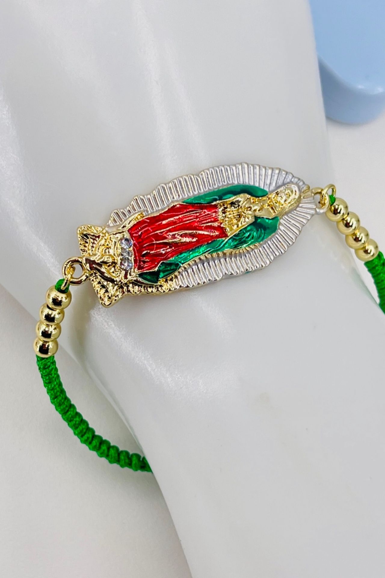 Virgen De Guadalupe Pulsera Ajustable /adjustable virgin of guadalupe bracelet
