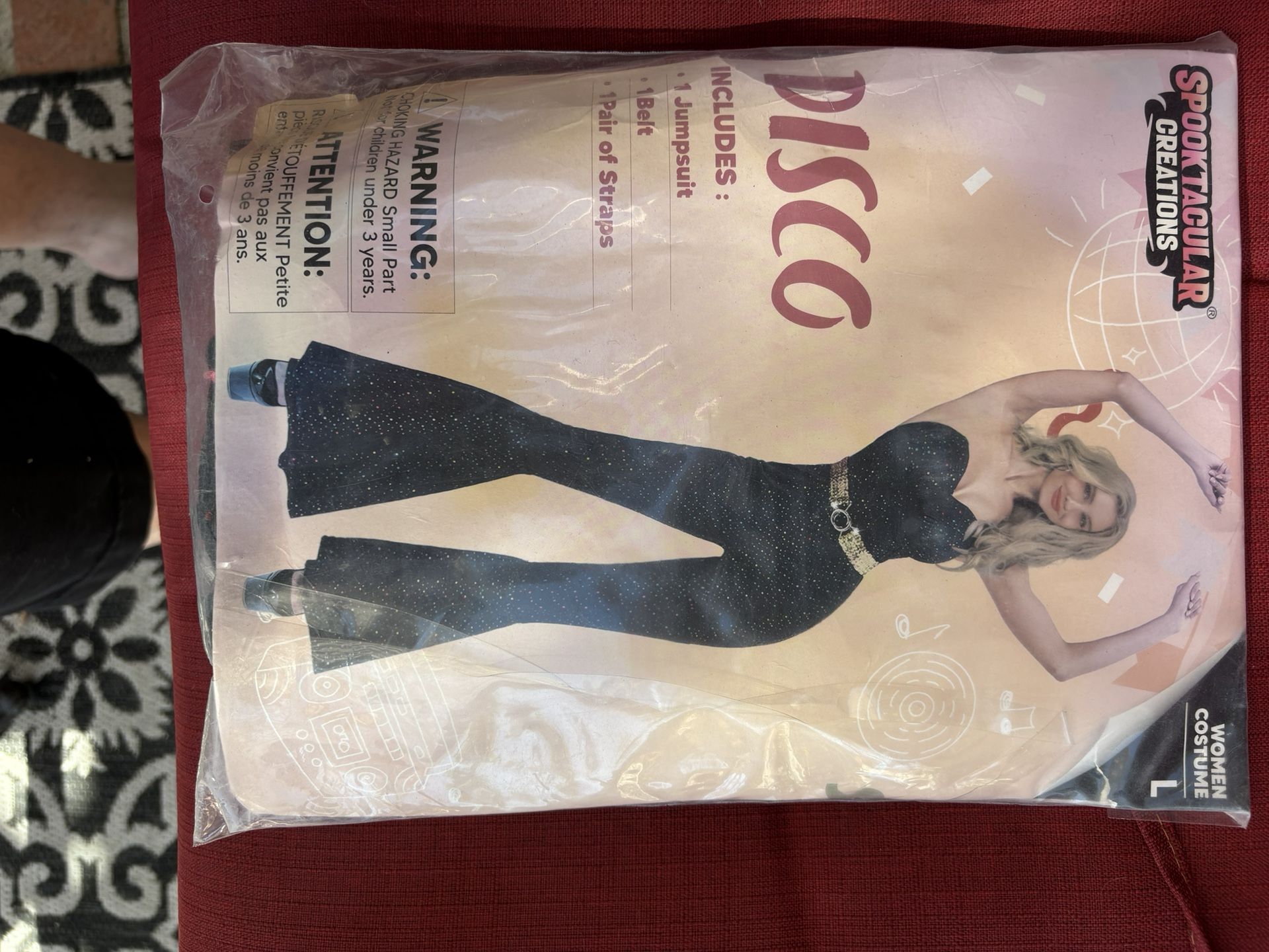 Disco Halloween Women’s Costume Size Large