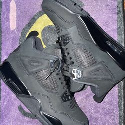 Black Cat Retro 4s (2025 Version)