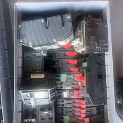 Various Circuit Breakers And Lightning Ballasts 