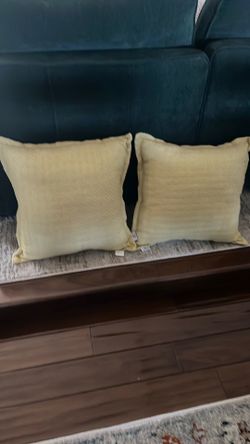 Yellow pillows