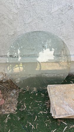 Free Round Glass Table Top