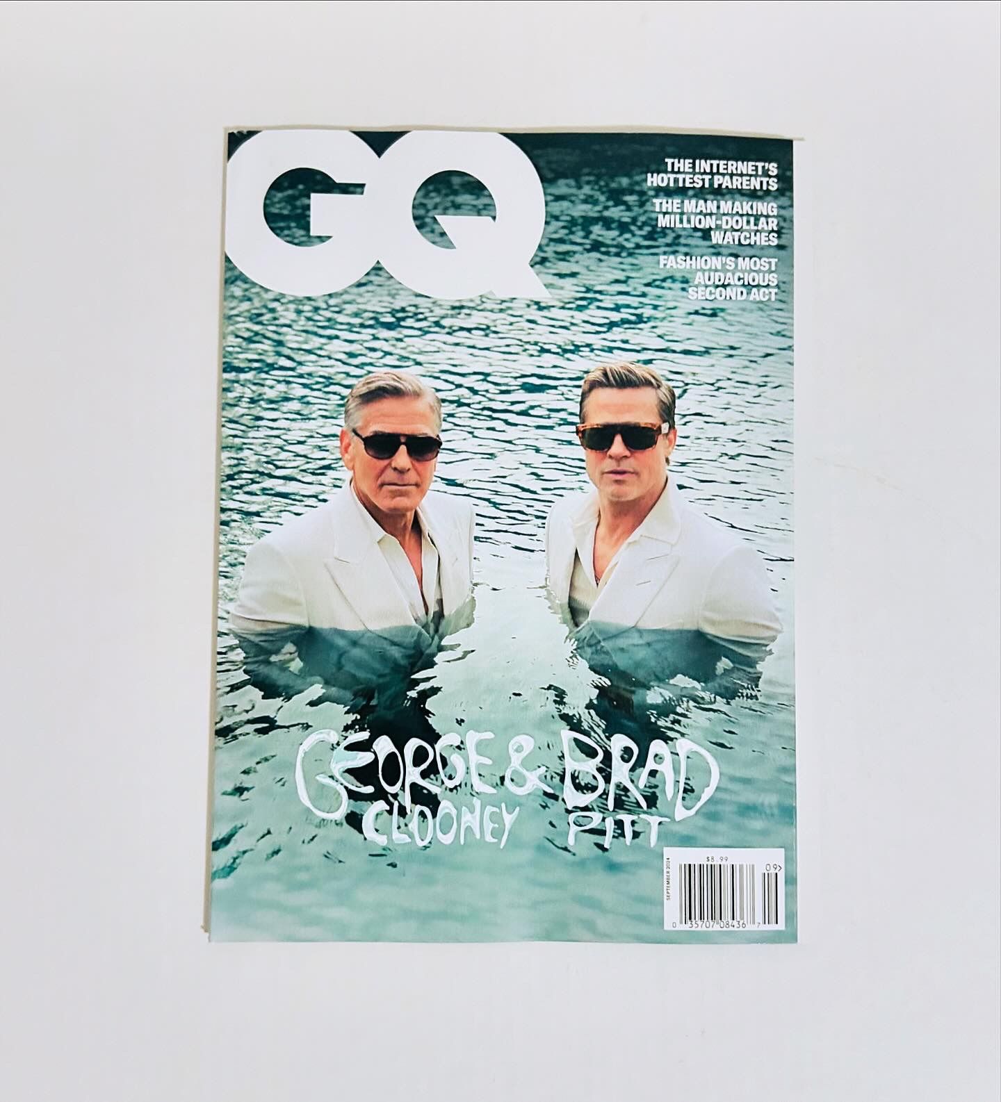 GQ Magazine - September 2024 - George Clooney & Brad Pitt