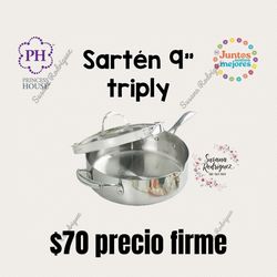 Sartén 9” Triply Princess House
