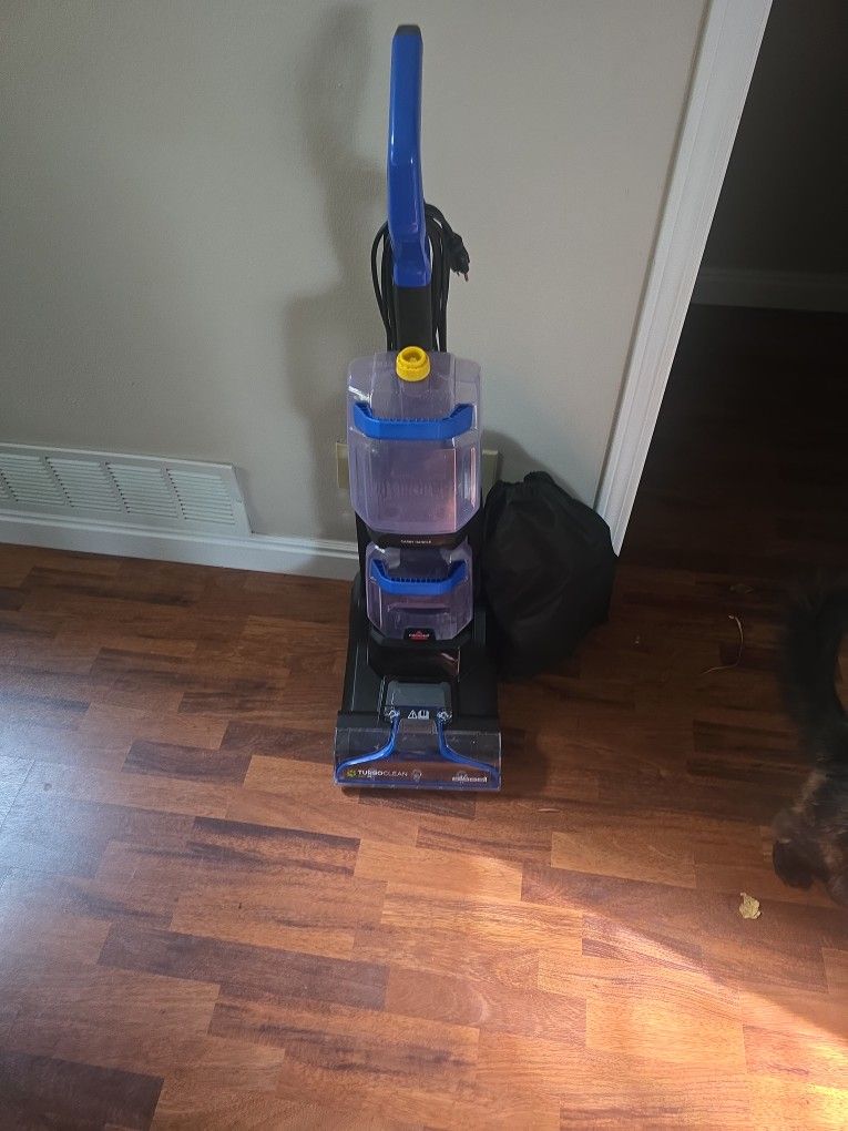 Bissell Upright And Handheld Carpet And Upholstery Cleaner