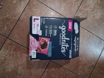 Goodnites Nighttime Underwear Size L 58 Count