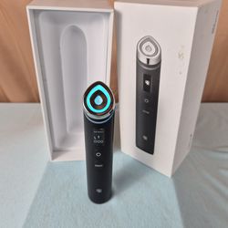 medicube Booster Pro | 6-in-1 Real Glass Glow Beauty Massager | for Clear, Radiant, Firmer-Looking Skin | Korean Skin Care | Black