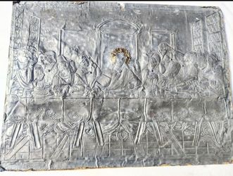 Metal wall plaque