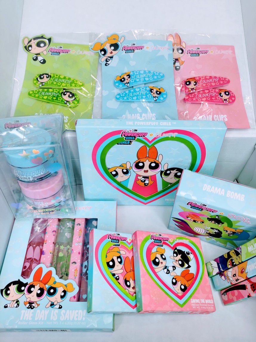 Colourpop x Powderpuff Girls Full Collection
