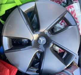 Tesla Hubcaps (4)