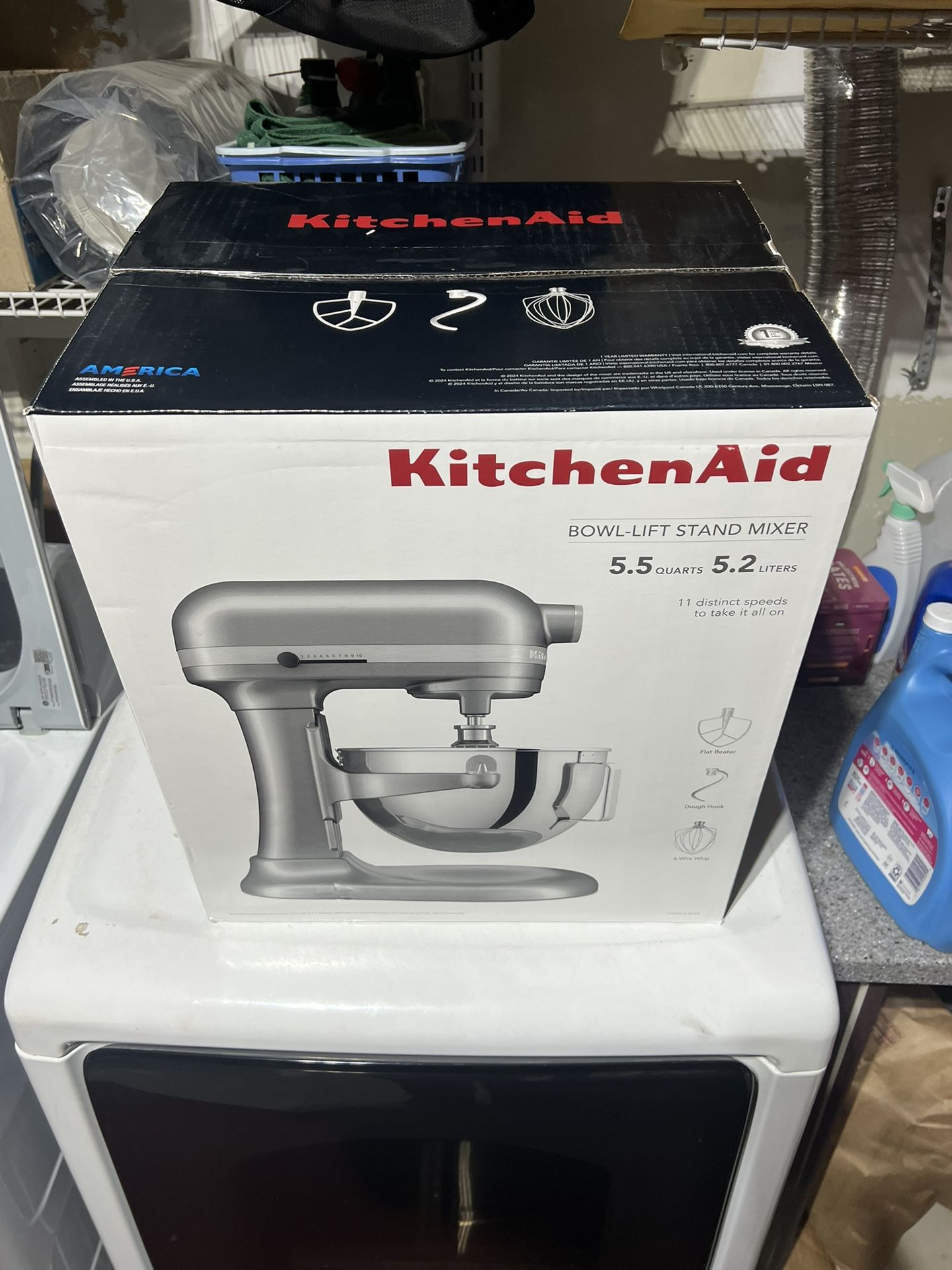 kitchen aid kitchenaid mixer 5.5 quart new sealed bowl lift stand mixer silver sale black friday christmas gift present baking mixer 5 quart 6 quart