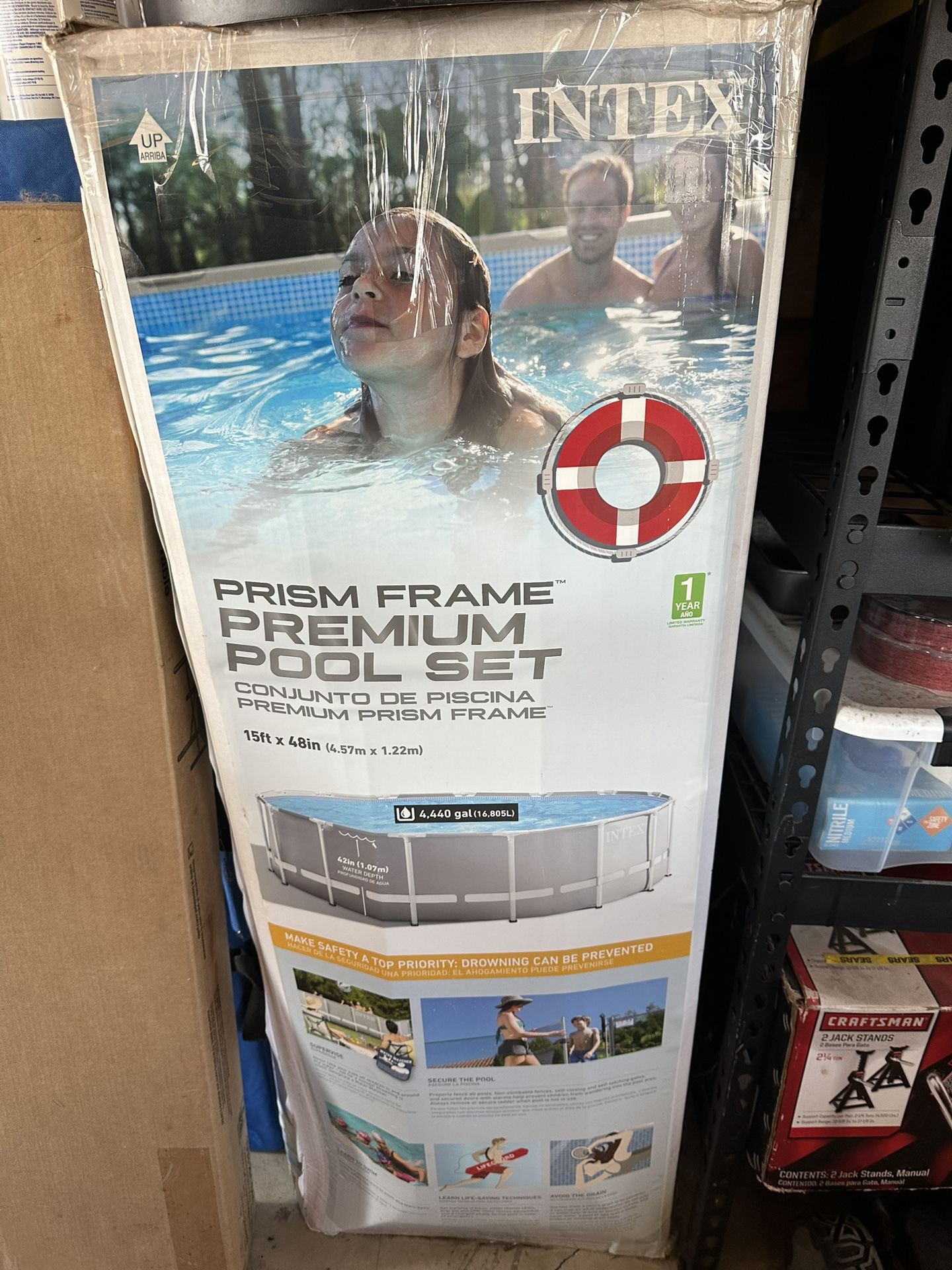 15ft X 48” Tall Above Ground Pool