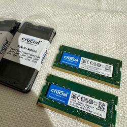 Crucial 32GB (2x16GB) 3200MHz 260-pin SODIMM DDR4 RAM