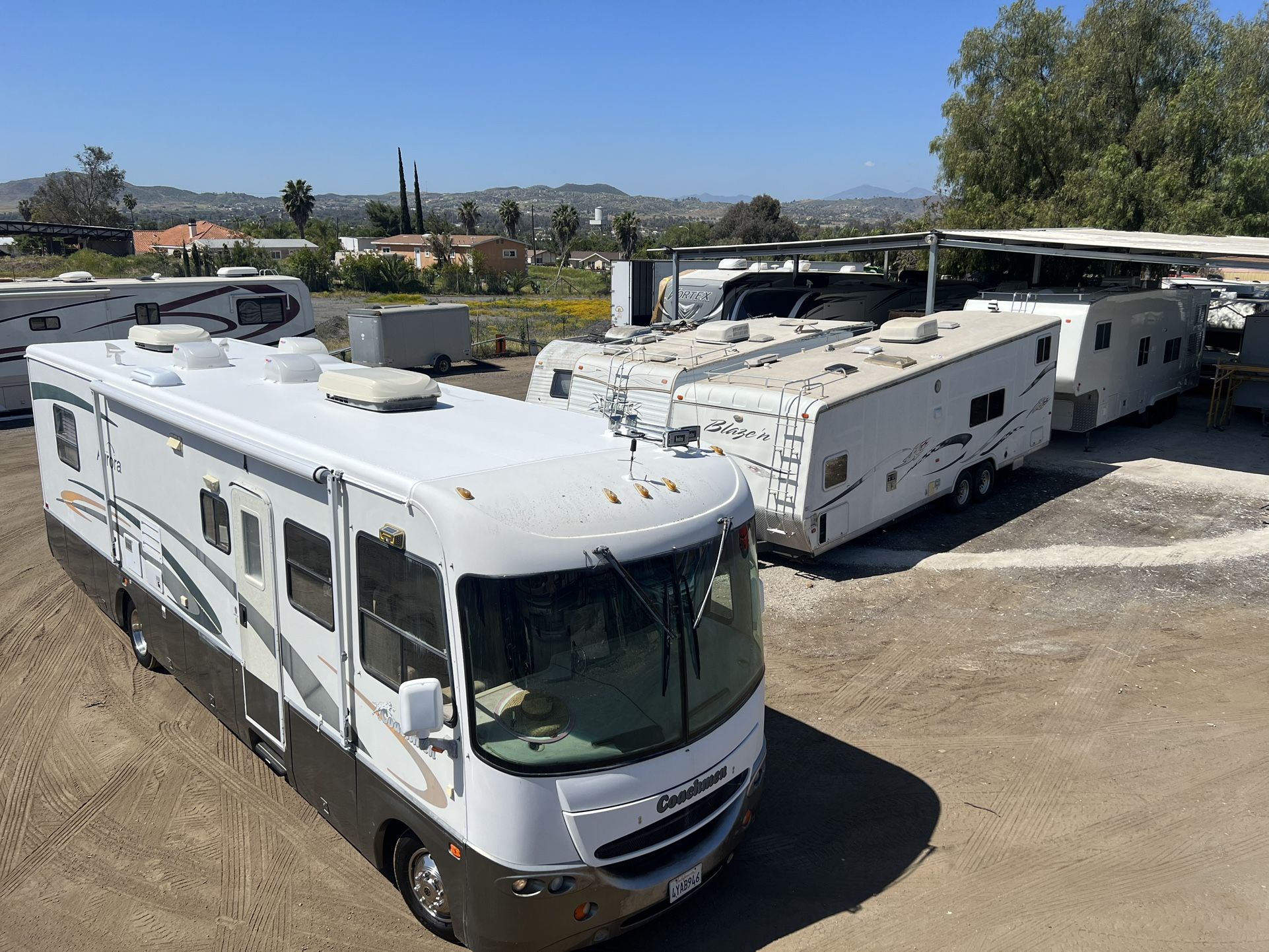 RV Motor Home Roof Repair