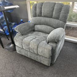 Recliner Lift Sofa Couch - Fabric - Gray