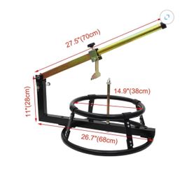 Round Tire Stripper Tool Motorcycle Split Type Portable