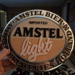 Vintage Amstel Light Bar Sign 