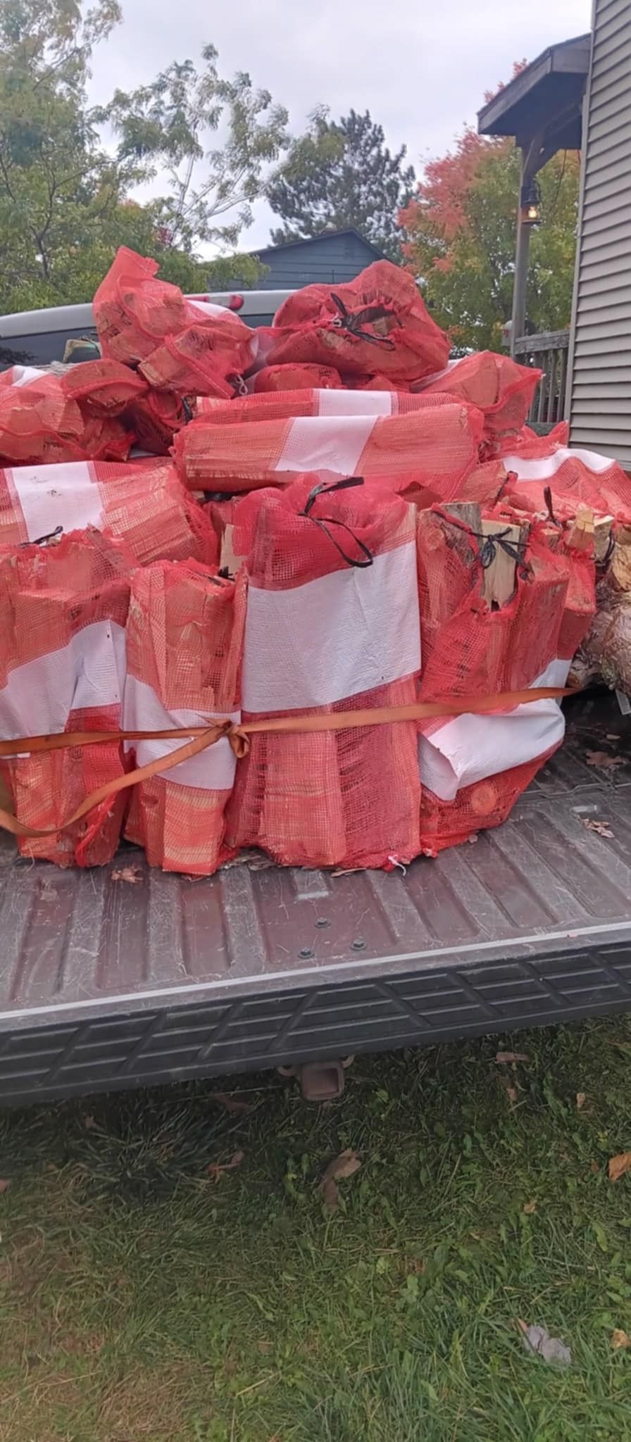 Firewood For Sale 5$ The More Bags You Buy The More Free Get Thrown In ! Beats The Gas Station Prices