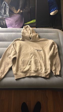 White Essentials Hoodie Size Small