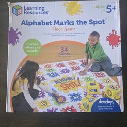 Learning Resources Alphabet Marks The Spot Floor Game