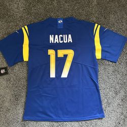 Stitched Rams Jerseys - Puka Nacua, Matthew Stafford, Cooper Kupp