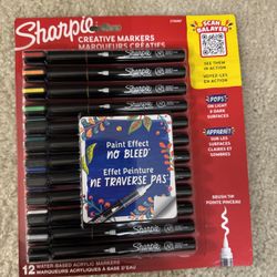 Sharpie Creative Paint Brush Tip Acrylic Markers  Art and Craft