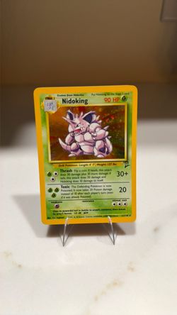 2000 Pokemon Base Set 2 Nidoking Holo #11 Vintage