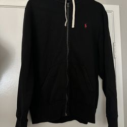 Polo black hoodie size medium