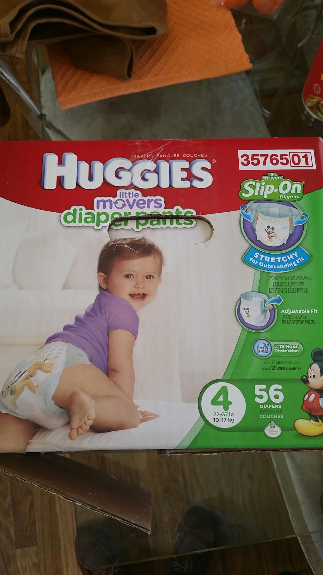 Huggies little movers Brand new size 4