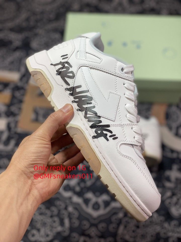 Off-Whiteâ„¢ co Virgil Abloh Out Of Office Low-top Leather SneakersOOO 10