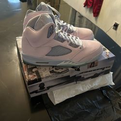Jordan Retro 5 Pastel Pink Sz 15