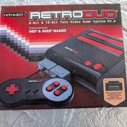 RetroDuo Snes And NES console