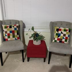 Accent Wing Back Chairs 