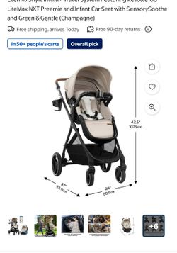 NIB Evenflo Shyft Intuiti+ Stroller & Revolve180 Car Seat Combo