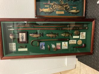Vintage Fly Fishing Wall Frame Decor for Sale in Miami, FL - OfferUp