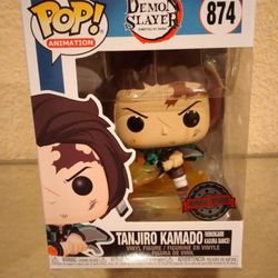 Tanjiro Kamado Kagura Dance Funko pop Exclusive 