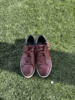 Cole Haan Grandpro Mens Shoes Red Leather Oxford Sneakers Low Top