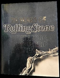 20 Years of Rolling Stone Magazine Book - Like New Condition