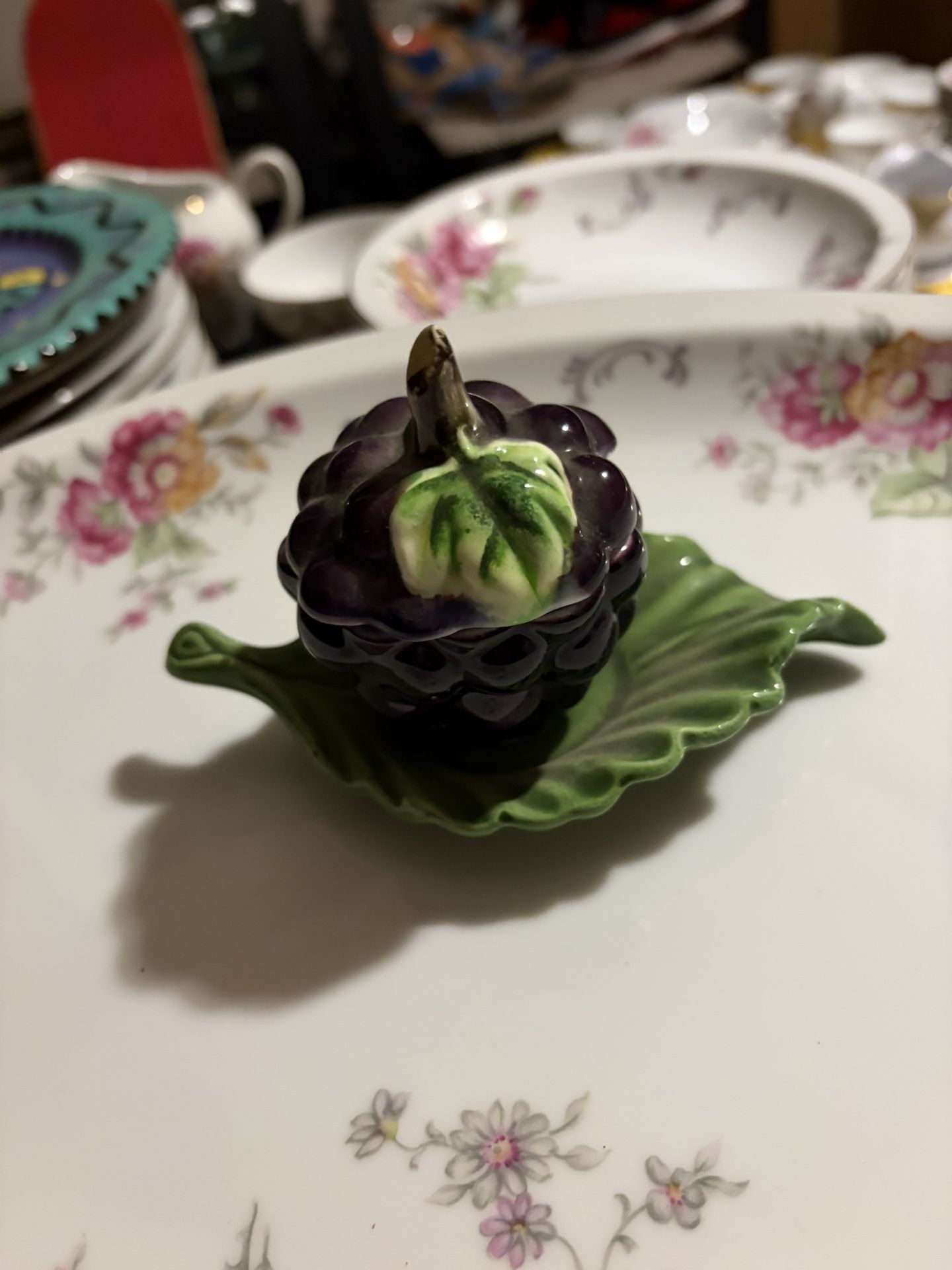 Fine China Glass Grape Tea